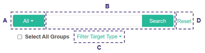 Select Target or Target Group as scan locations in Enterprise Recon 2.12.0.