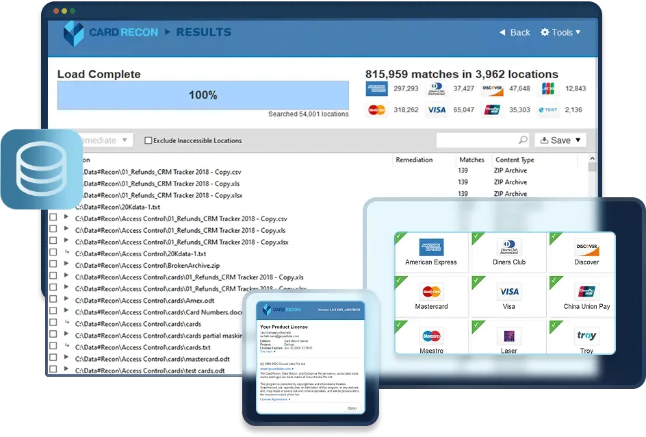 Card Recon Dashboard
