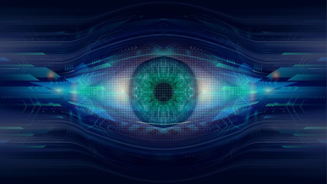 An AI eye representing DeepSeek, AI and data sovereignty